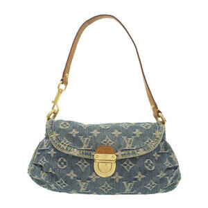 Louis Vuitton Monogram Denim Pleaty Semi Shoulder Bag